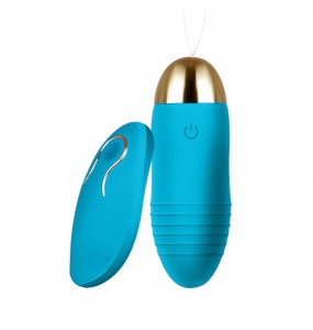 MIZZZEE - Dancing Elfs Rechargeable Wireless Mute Remote Vibrating Egg (Chargeable - Ocean Blue)